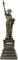 Milisten Freiheitsstatue Statue Skulptur New York City Island Collection Souvenirs Figuren Metall Modelldekoration Bronze 25 cm
