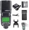 GODOX V860II-C Kit E-TTL High-Speed Sync 1/8000s 2.4G GN60 Li-ion Battery 1.5s Recycle Time Camera Flash Speedlite Light for Canon EOS Cameras with Color Filters & Diffuser (V860II-C)