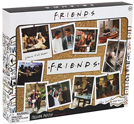 FRIENDS 1000-teiliges Puzzle - Offiziell lizenziertes Friends-Merchandise, zeigt ikonische Szenen aus der TV-Serie, Geschenk für Fans