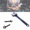 18 inch/450mm Monkey Wrench Adjustable Spanner 52MM Large Opening Nut Repair Tool