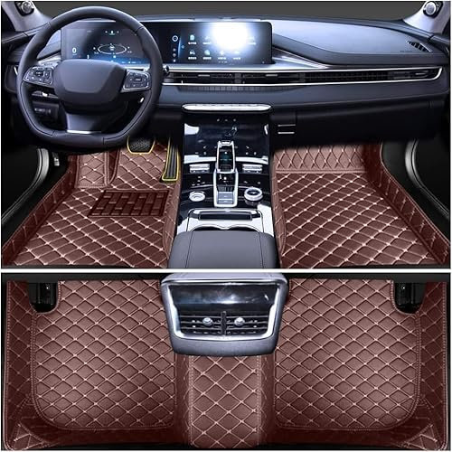 Auto Fußmatten Fussmatten für E-Class W212 2009-2016 Allwetter Fußmatten Automatten Kaffeefarbe
