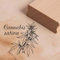 Stempel Cannabis sativa - Motivstempel ca. 38 x 38 mm