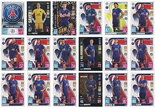 TOPPS MATCH ATTAX Team-Set 2021/22, 18 Karten