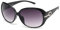 JM Klassisch Bifokale Lese Sonnenbrille für Damen Jahrgang Lesebrille Draussen UV-Schutz Schwarz +3.0