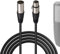 GEEKRIA Câble de microphone XLR mâle vers XLR femelle 3 m, compatible avec AKG P120, C214, P220, C414 XLS, C414 XLII, 170, P420, C 451 B, D5S, D7, cordon de micro équilibré (noir)