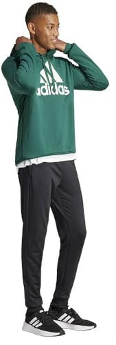 adidas Herren Sportswear French Terry Hooded Track Suit Trainingsanzug, Collegiate Green, S