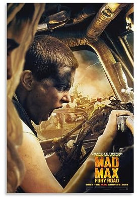 Filmposter Mad Max Fury Road (2) Poster, Gemälde, Leinwand, Wandkunst, Wohnzimmer, Poster, Gemälde, 50 x 75 cm