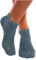 ZaTech kurze Plantarfasziitis Socken, Kompression Socken, Stützsocken, für Damen und Herren (XL, Grau, 43-45)
