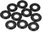 QUARKZMAN Arandelas Cónicas M8 para Taza de Cono, Diámetro del Agujero 8mm /0.31, Arandelas de Cabeza de Taza de Aluminio para Tornillo Rc/Fpv/Pc/Drone, Paquete de 10 (Negro)