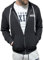 XTREME BOXING - Felpa in Cotone Leggero Full Zip e Cappuccio, con Tasche, Felpa della Tuta Uomo in Cotone, Sportiva, Casa, Palestra, Jogging, Tempo Libero XF200Z (M, Nero)
