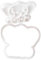 10 Pcs Fun Cat Cookie Cutters with Plunger Stamps Set Biscuit Cutter Stamped Embossed Cat Cookie Cutters for Treats DIY Cookie Cake Baking Supplies (Size : Elephant)