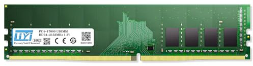 LIYI DDR4 16GB RAM 2133MHz Single PC4-17000 CL15 Unbuffered Non-ECC 1.2V 288Pin High Performance Dual Channel DRAM UDIMM for Intel AMD Ryzen XMP 2.0 PC Computer Desktop RAM Memory Module Ram Upgrade