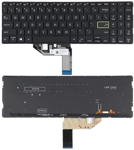 Tastiera di ricambio per computer portatile ASUS Vivobook S15 X513 D513 S513 M513 F513 K513 R513 versione US tastiera con retroilluminazione
