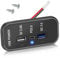 Linkstyle Prise 3 Ports 12 V, PD3.0 Type C, QC3.0 USB 2,4 A, Adaptateur de Charge Rapide pour Voiture et Marine
