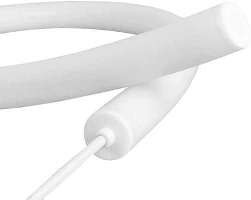 JANDEI - Profilé flexible en silicone 5 x 1 m Forme ronde pour l'installation de bandes LED sur la surface, le plafond ou dans la suspension, diamètre 22 mm (sans accessoires)