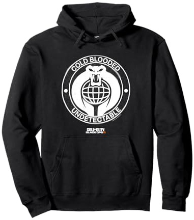 Call Of Duty Black Ops 6 Cold Blooded Undetectable Faded Felpa con Cappuccio