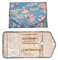 TUKEVA Aufbewahrungstasche für Schmuck Schmuckrolle Organizer Tasche Schmuckaufbewahrung Reise schnuckaufbewahrer reisen roll für Organizer Ohrringe Halsketten Ringe Armbänder Uhren etc (Floral, L)