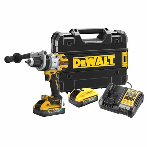 DEWALT DCD1007H2T-QW 3-Gang-Akku-Schlagbohrschrauber inkl. 2. Akku, inkl. Ladegerät