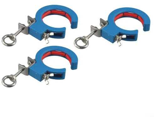 HEBEOT 3Pcs Cable Wire Threading Tool Cable Tray Roller Cable Threading Wire bridge pulleys Pulling Pulley Auxiliary Cable Pulley Tool For Pulling Cables Wires(blue)