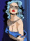 ZZYGGN GMGSW Roy Lichtenstein Drucke《rote Lippen》Leinwand Gemälde Roy Lichtenstein Poster Roy Lichtenstein Wandkunst Modernes Bild für Wohnkultur 50x70cm ohne Rahmen