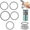 5PCS Replacement Rubber Lid Ring, Silicone Lid Seal Replacement for Contigo Snapseal, Compatible with Travel Mug 16oz & 20oz Gasket Seals Lid, Coffee Cups Kitchen and Dining Glassware and Drinkware
