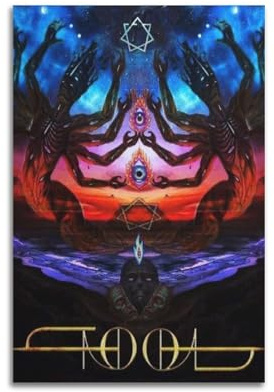 GBHEVEWV Musikposter Tool Rockband, dekoratives Gemälde, Leinwand, Wandposter und Kunstdruck, modernes Familienschlafzimmer, Dekoration, Poster, 50 x 75 cm
