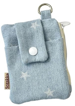 Pochette de rangement pour cartes Pièce étoile Sac changez de tranches de poche Pièce Porte-monnaie Sac à cartes Beau portefeuille Changez pour les filles Étudiants Beaux arcs Changez de sac Carte