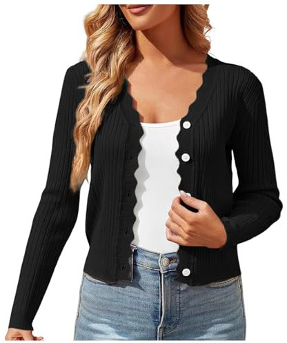 Ladies Cardigan Jumpers for Women UK Long Cardigans Womens Sweaters Lace Cream Breathable Linen Blend Summer Lightweight Beach White Tops Size 14 Pink Cropped Black M
