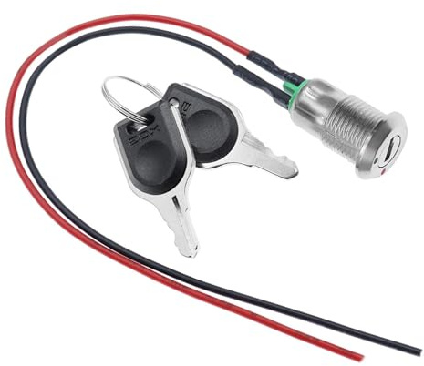 predolo Mini Elektronisches Schloss mit 12mm Kabelgebundenem Schlüssel Schalter Und Zwei Schlüsseln für Sicherheitsschalter Elektronische Verriegelung in DIY