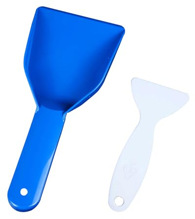 ARYIMYDP Set of 2 Ice Scraper Freezer Defroster Plastic Material Does Not Damage Refrigerator, Snow Block Removal, Ice Scraper and Freezer Ice Scoop