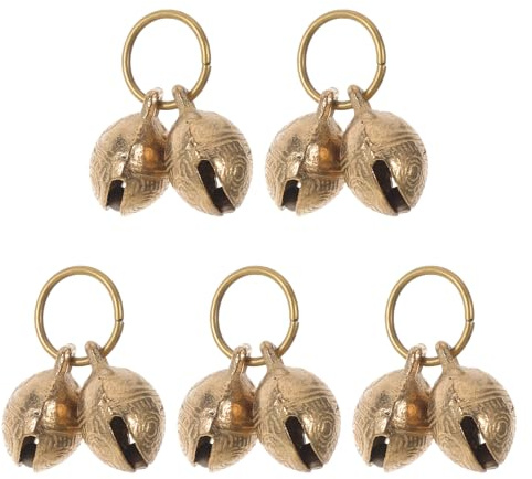 Gatuida 20 Stück Teiliges Set Zarte Haustier-halsbandglocken aus Multifunktionale Katzen Hundehalsband-anhänger für DIY-verstellung Leichte Sicherheitsglocken für Katzen und Kleine Hunde