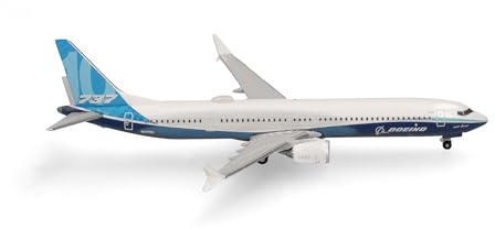 Herpa aereo in miniatura Boeing 737 Max 10, miniatura in scala 1:500, pezzo da collezione, modello di aereo senza base, metallo