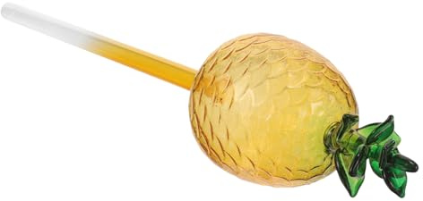 Kichvoe Système D'arrosage Automatique en Verre Forme Ananas Dispositif Goutte à Goutte pour Plantes en Pot Bulbe D'arrosage Transparent pour Jardin Intérieur et Extérieur, Arrosage