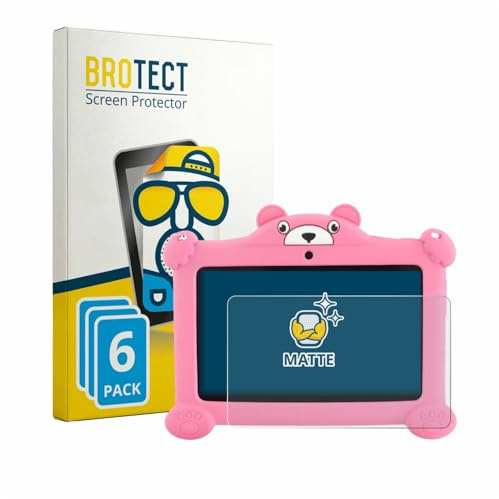 BROTECT Entspiegelungs-Schutzfolie für LETSGOSPT C88 7 (6 Stück) Matte Displayschutz-Folie, Anti-Reflex, Anti-Fingerprint