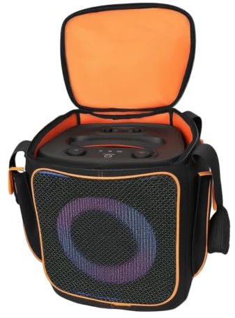 Rucksack, Aufbewahrungstasche, Tragetasche für JBL für PARTYBOX 2 für ENCORE, EVA-Hartschale, Outdoor-Lautsprecherabdeckung mit Riemen, Schwarz