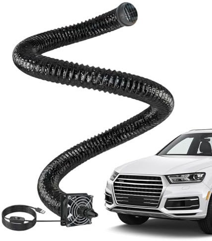 Tuyau de ventilation pour siège arrière de voiture, avec ventilateur USB, résistant à la chaleur, 3 m, tuyau d'air de refroidissement pour climatisation, pour , animaux domestiques, camion, SUV