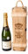 Personalised Vintage Wooden Wine Box - Bottle Gift Chest for Champagne, Prosecco & More - Men & Women's 21st to 60th Birthday Gifts (Box Only)