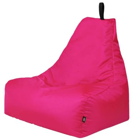 PATCH HOME Patchhome Lounge Sessel XXL Gamer Sessel Sitzsack Sessel Sitzkissen In & Outdoor geeignet fertig befüllt | XXL - Pink - in 2 Größen und 25 Farben