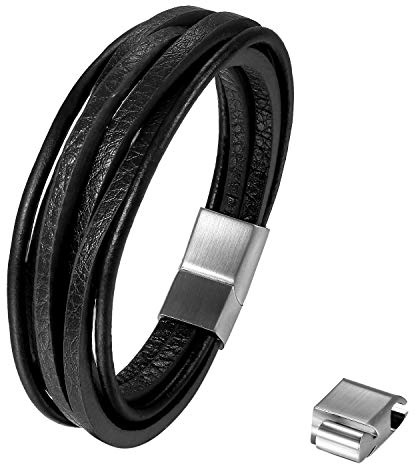 Flongo Premium Herren Magnetarmband gravur Paar Armband Kohlenstoff Faser Titan Edelstahl Mantra Therapie Gesundheit verstellbar Verschluss für Männer Damen Gold silber schwarz rosegold Vatertag