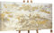 YS-Art Abstrakt Acryl Gemälde auf Leinwand handgemalt mit Blattgold glänzendes Gold Wandbilder Wohnzimmer Moderne Wohndekor Bilder Büro echte Kunst 120x60 cm