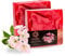 Panu Seifen Sakura - Vegane Duschseife für alle Hauttypen - Naturseife als festes Duschgel und festes Shampoo - Premium Soap Bar - Natürlicher Duschbrocken als festes Duschgel