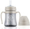 Grosmimi Magic Straw Taza personalizable PPSU, sin BPA (beige, pequeño, 6 oz)