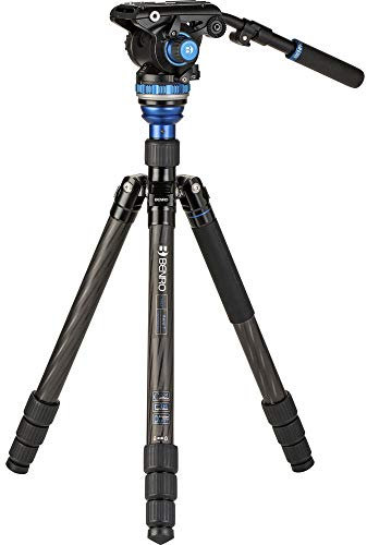 Benro Aero6 Pro Travel Video Tripod Carbon Fibre, C3883TS6PRO