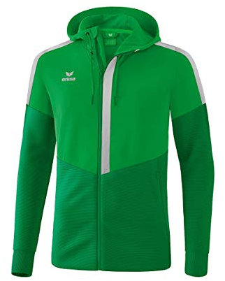 Erima Squad Kapuzen-Trainingsjacke Gruengrau, 3XL Unisex