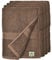 leevitex® Handtuch-Set, saugstark, 50 x 100 cm | Qualität 500 g/m² | 100% Baumwolle | Schokobraun