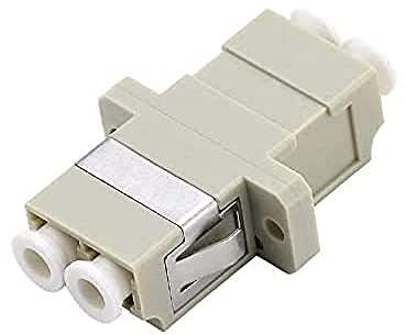 Elfcam – Glasfaser Adapter, LWL Kupplung LC/UPC auf LC/UPC Multimode Duplex OM2 OM3 OM4 OM5, 5 Stück