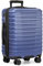 U.S. Traveler Boren Hartschalenkoffer aus Polycarbonat, robust, mit 8 Spinner-Rollen, Aluminiumgriff, Marineblau, Carry-on 22-Inch, USB Port