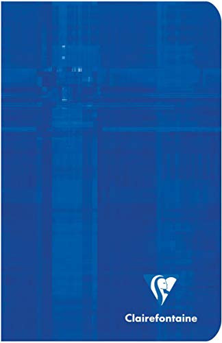 Clairefontaine 3606C - Packung mit 10 Heften 11 x 17 cm, liniert, 90 g, 48 Blatt, farbig sortiert, 1 Pack