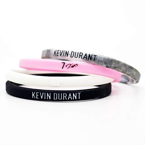 Basketballspieler Star inspirierende Signatur feine Armbänder Fans Sport Silikon kleines Armband (Durant)