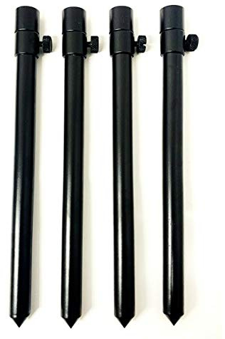 Banksticks, 30–50 cm dick, 16 mm, Schwarz, 4 Stück
